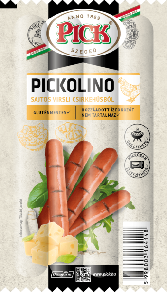 PICK Pickolino sajtos virsli csirkehúsból