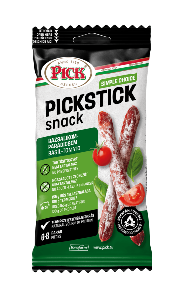 PICKSTICK Snack Bazsalikom-Paradicsom